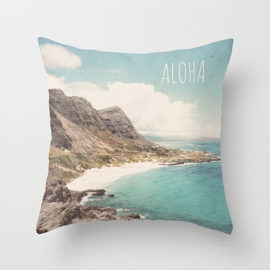 Aloha Throw Pillow