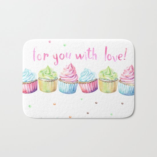 For You with Love Bath Mat