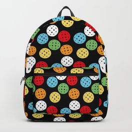 Colorful Pickleball Pattern Backpack