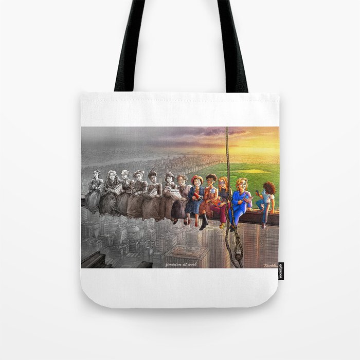 Feminism At Work Tote Bag By Womenyoushouldknow Society6 Feminism At Work Tote Bag