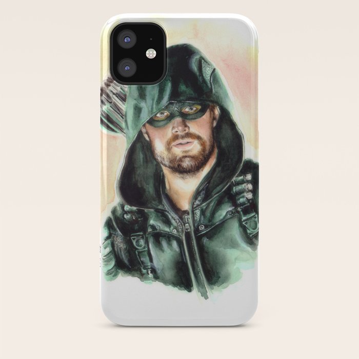 Green Arrow Iphone Case By Audreygianelli Society6
