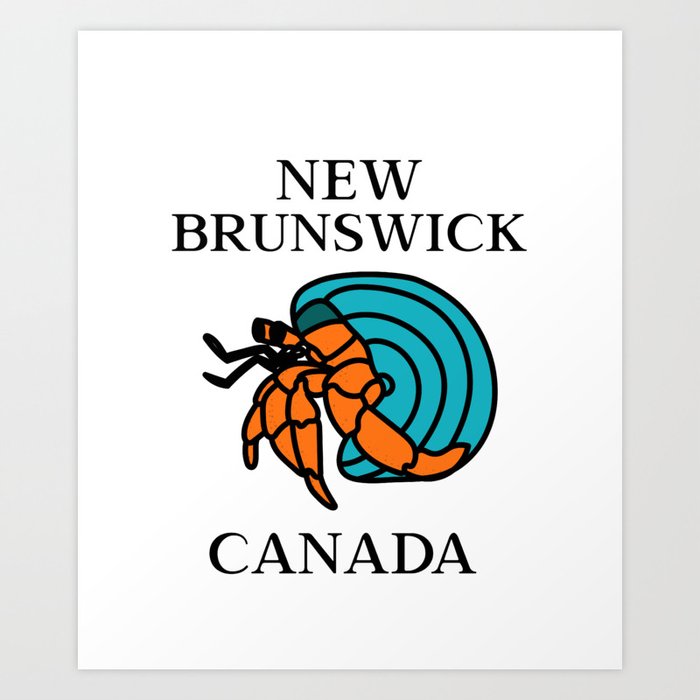 New Brunswick Hermit Crab Art Print