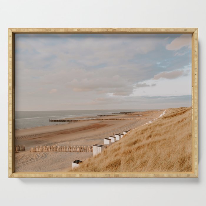 Beautiful beach view  Serving Tray