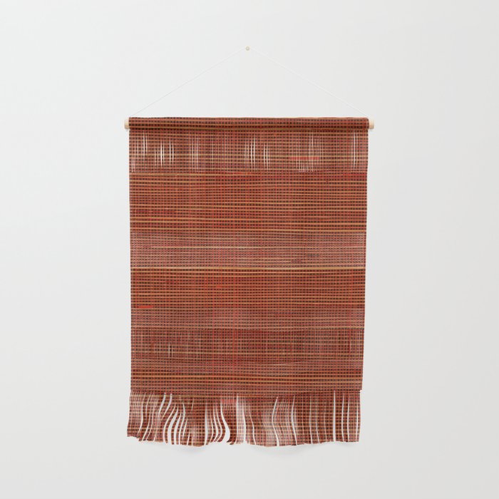 Wicker red design background Wall Hanging
