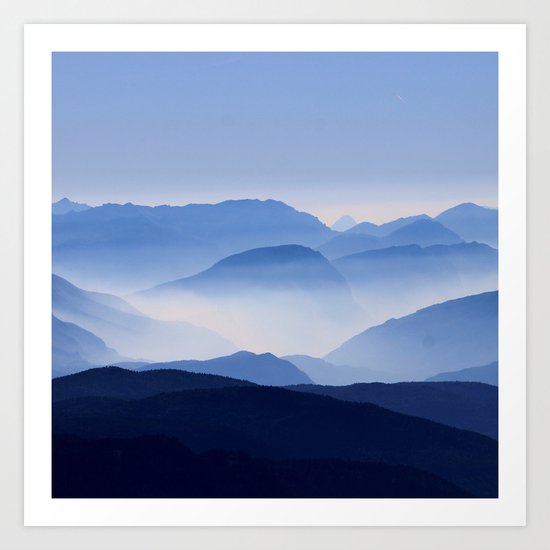 Blue Mountains Art Print
