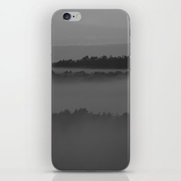 Misty landscape iPhone Skin