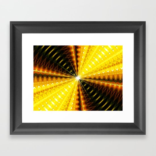 At the end of the light Framed Art Print