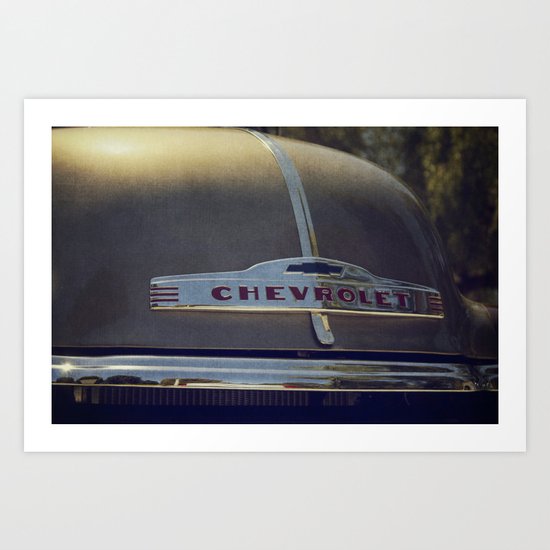 Vintage Car Chevrolet Art Print