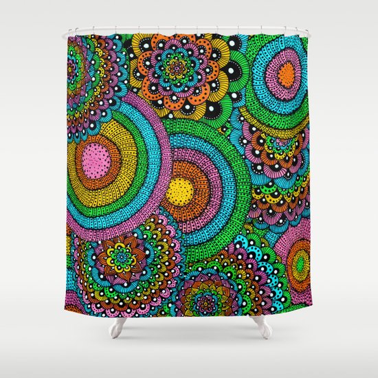 Heart Time Shower Curtain