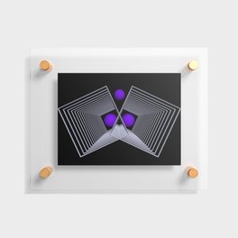 3 dimensions and 3 spheres -2- Floating Acrylic Print