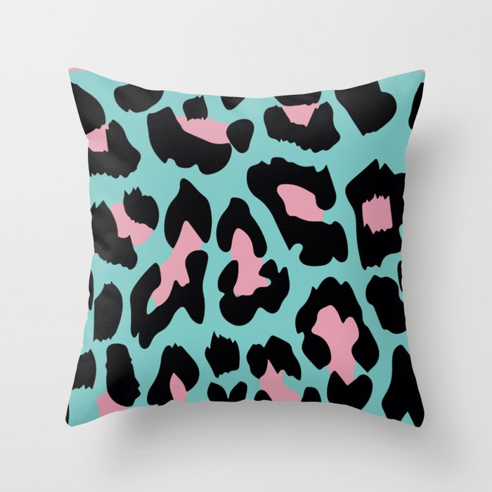 Luxury Leopard Print Throw Pillow by aesthetic Society6