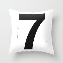 Nº7. Helvetica Posters by empatía® Throw Pillow