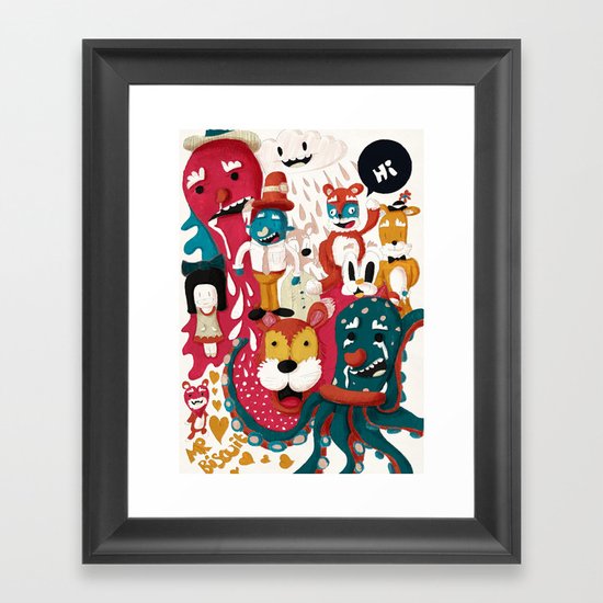 Doodle No. 1 Framed Art Print