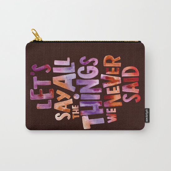 All The Things Carry-All Pouch