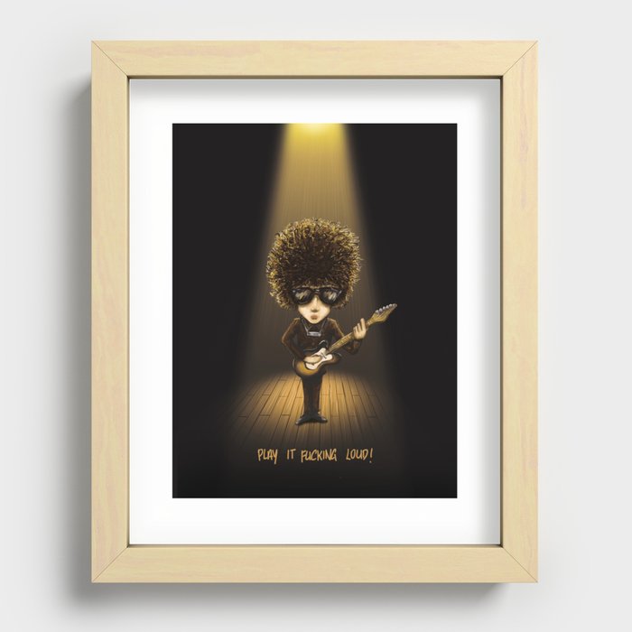 Live '66 Bob Dylan Recessed Framed Print