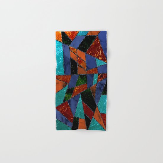 Abstract #447 Lava Flow Hand & Bath Towel