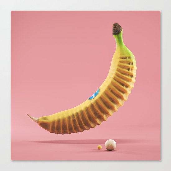 Ribanana Canvas Print