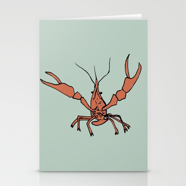 Mr. Crawfish Stationery Cards