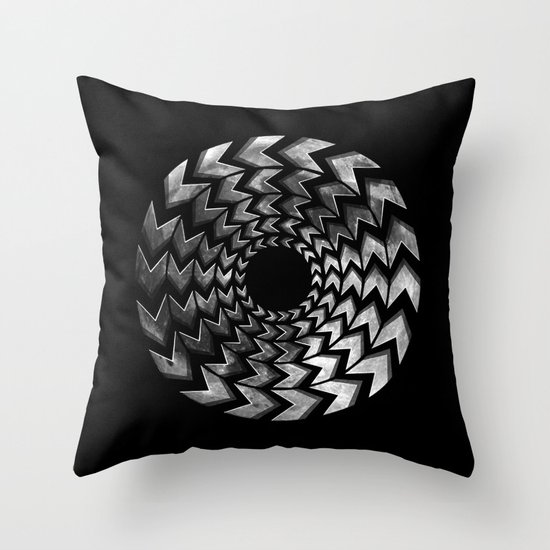 Lunar Illusion Throw Pillow