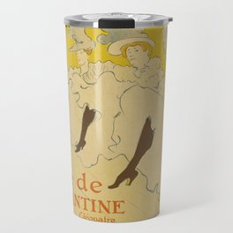 Henri de Toulouse-Lautrec - Troupe Mademoiselle Eglantine Travel Mug