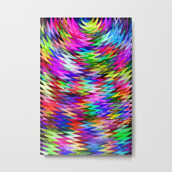 Rainbow Refraction Metal Print