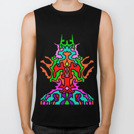 Pop Elisavet | Doodle Mandhala Biker Tank