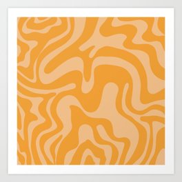 22 Abstract Swirl Shapes 220711 Valourine Digital Design Art Print