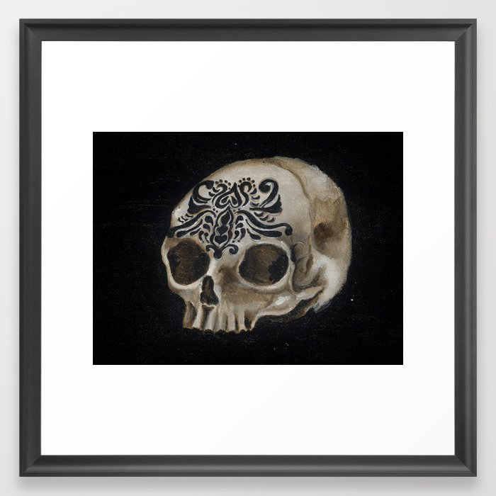 Skull Framed Art Print