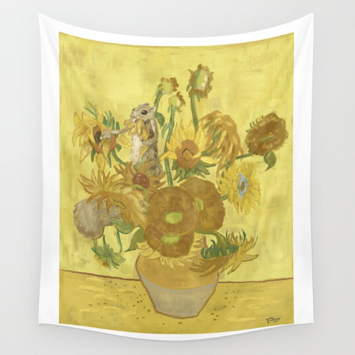 Sunflower Bob Wall Tapestry