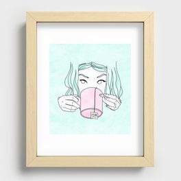 Fear (colored) Recessed Framed Print