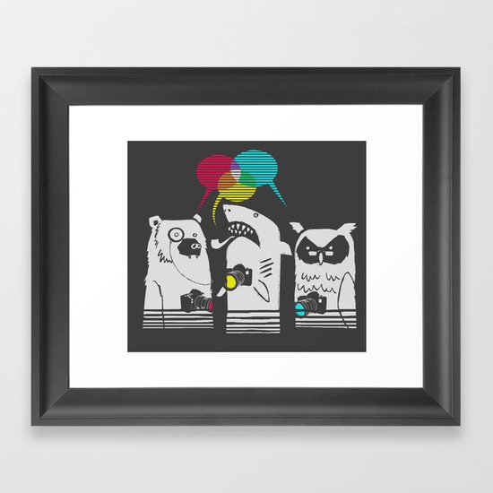 Color Theorists Framed Art Print
