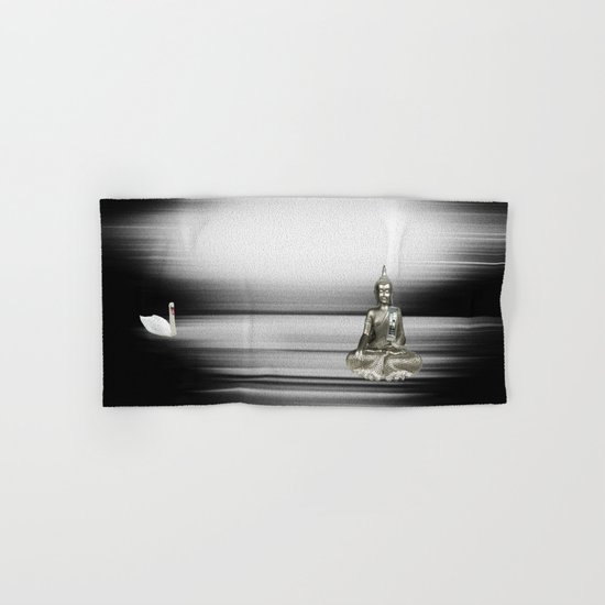 Buddha with swan Hand & Bath Towel