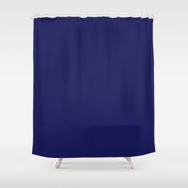 Space Colony Blue Shower Curtain