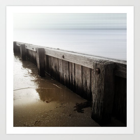 the break water 04 Art Print