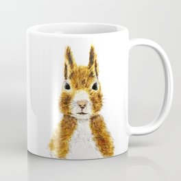 cute little squirrel watercolor Coffee Mug