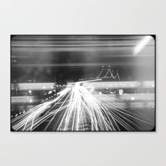 The Night Vibes Electric Canvas Print