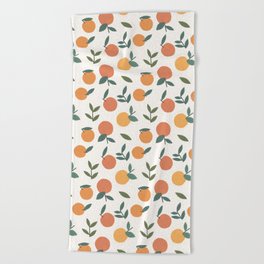 Clementines  Beach Towel