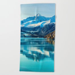 Alaska Glacier bay Beach Towel