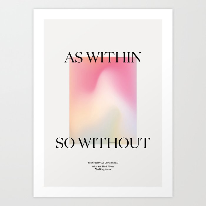 As Within - Spiritual Art Print Art Print