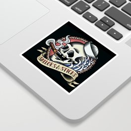 Sailors and Sticks Sticker