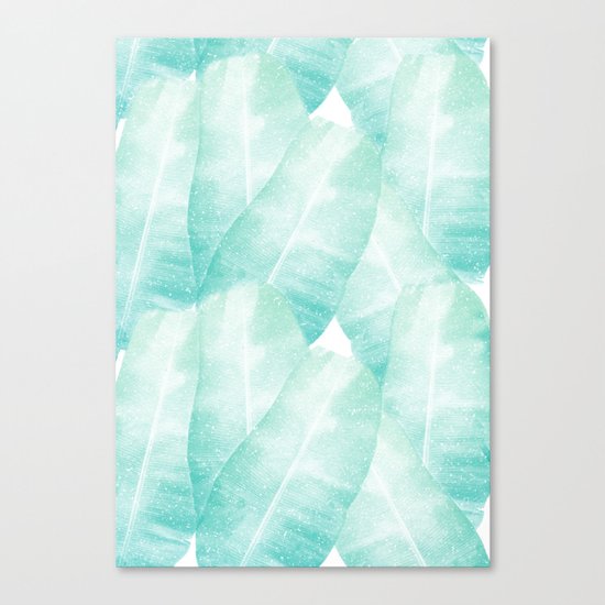 Banana Leaves Canvas Print