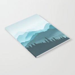 Teal Mountains Notebook