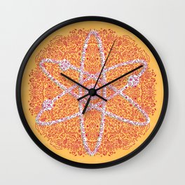 Atomic Doodle Wall Clock