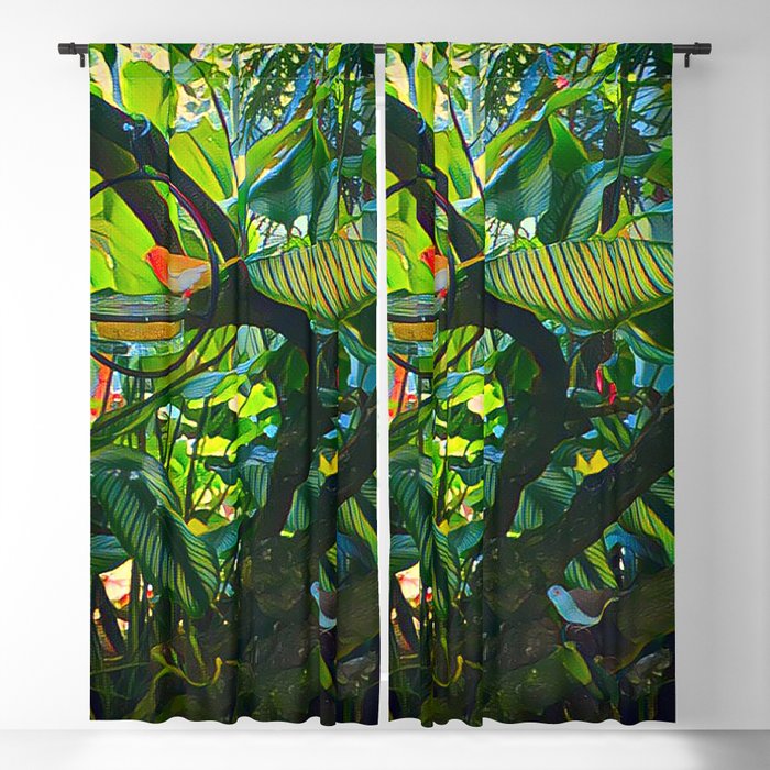 Finch Feed Blackout Curtain