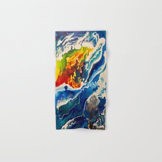 Deep Sea Rainbow Hand & Bath Towel