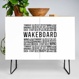 Wakeboard Quote Wake Wakeboarding Wakeboarder Credenza