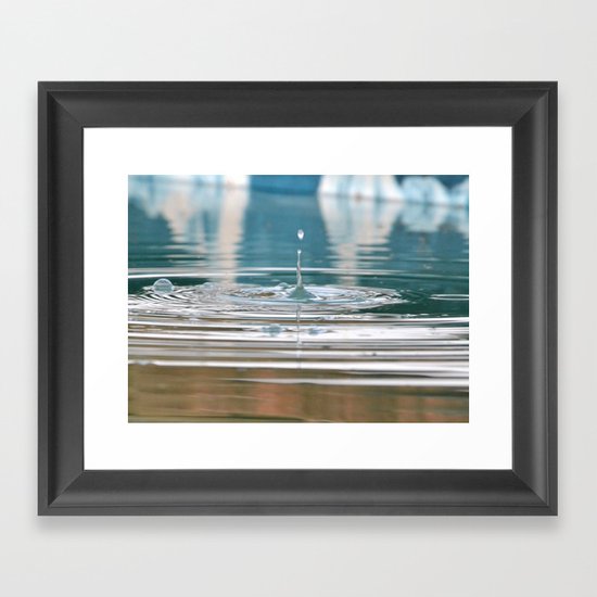 Droplet Framed Art Print
