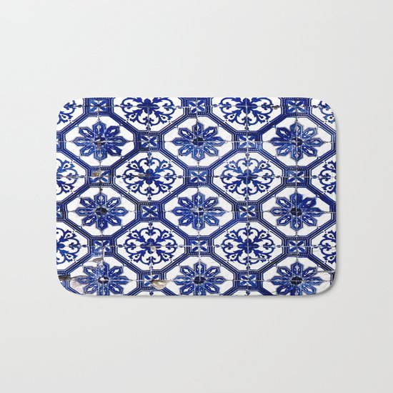 Portuguese Tile Bath Mat