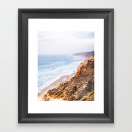 Rocky San Diego Coastline Fine Art Print Framed Art Print