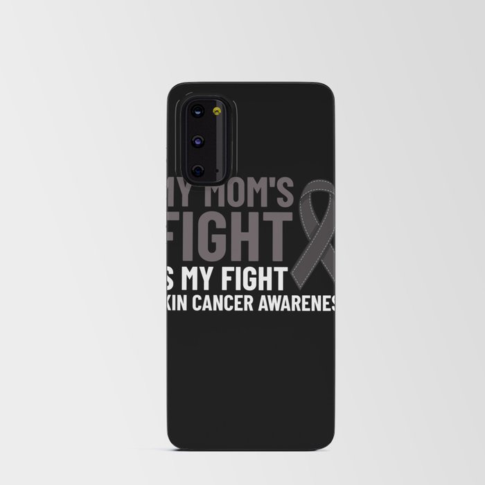 Melanoma Skin Cancer Black Ribbon Treatment Android Card Case